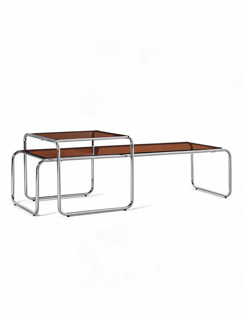 Table Basse en Verre Trempé - POMAQ Auri