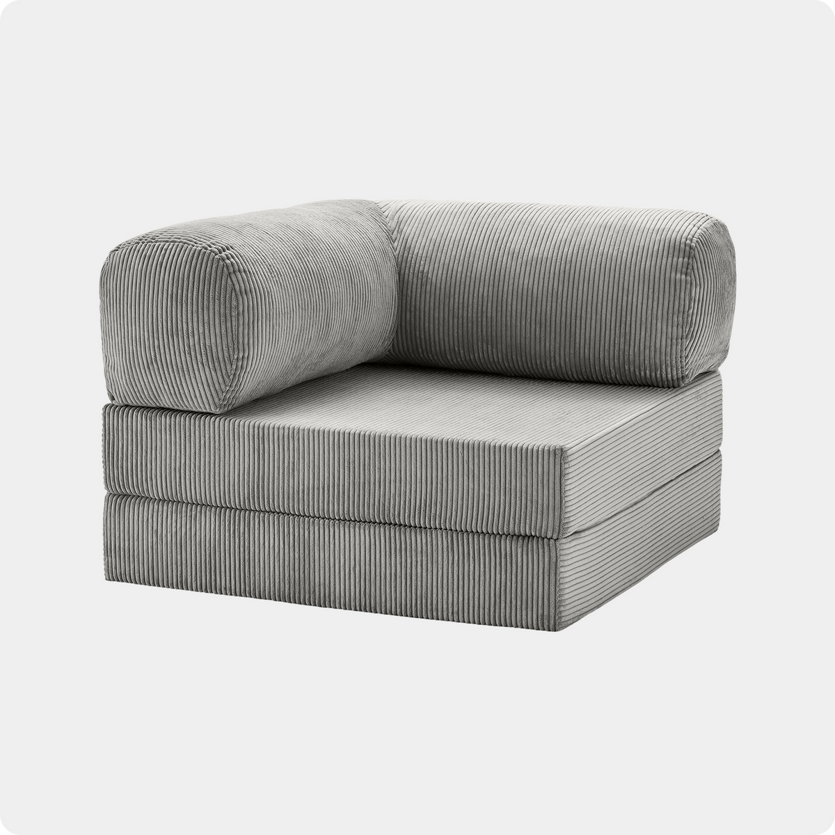 Canapé Modulable Compact Velours Côtelé - POMAQ Unique