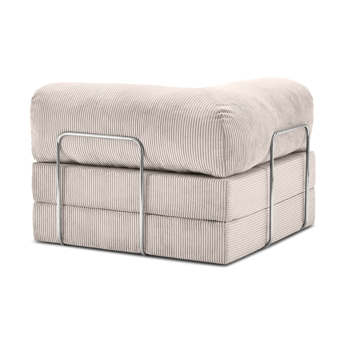 Canapé Modulable Compact Velours Côtelé - POMAQ Unique