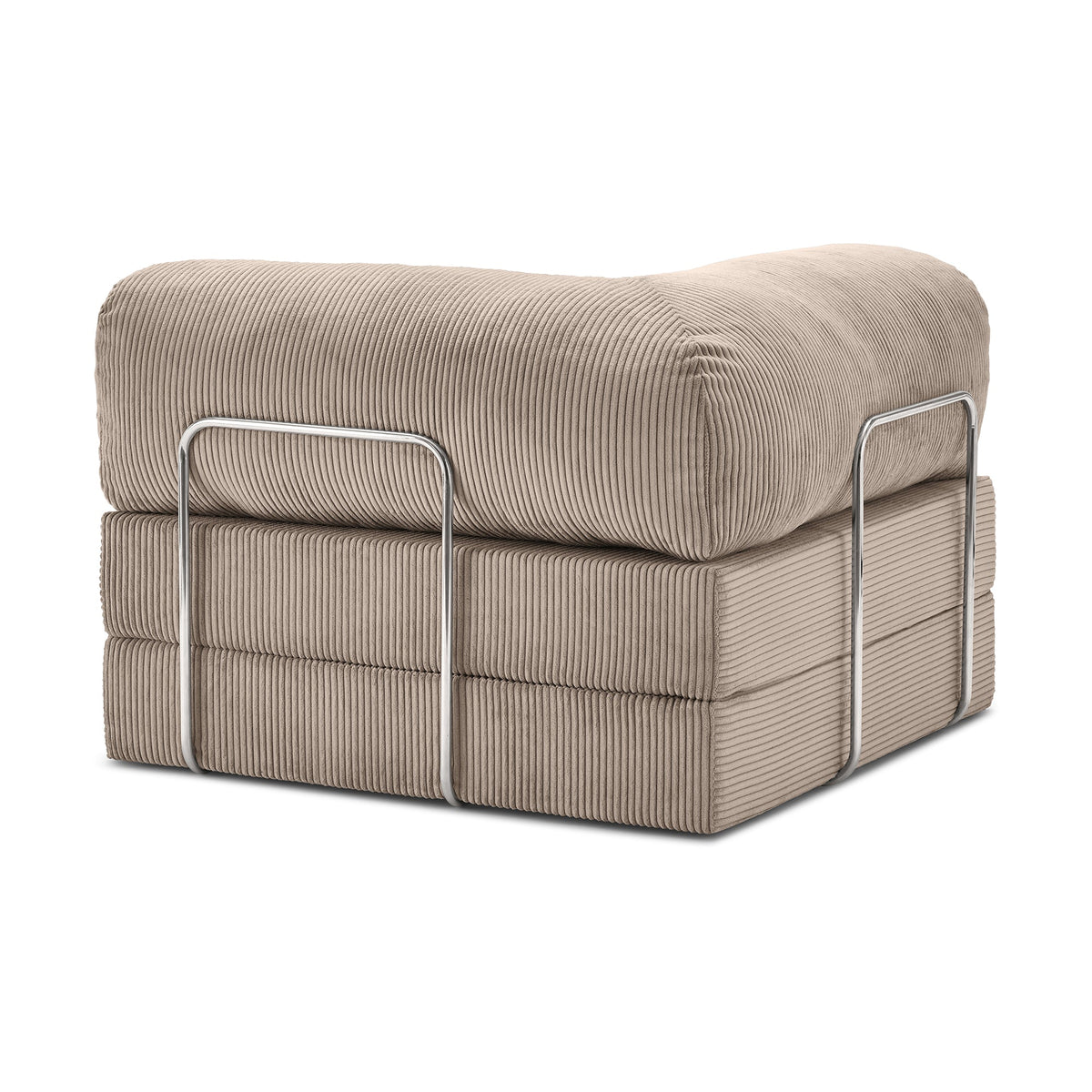 Canapé Modulable Compact Velours Côtelé - POMAQ Unique