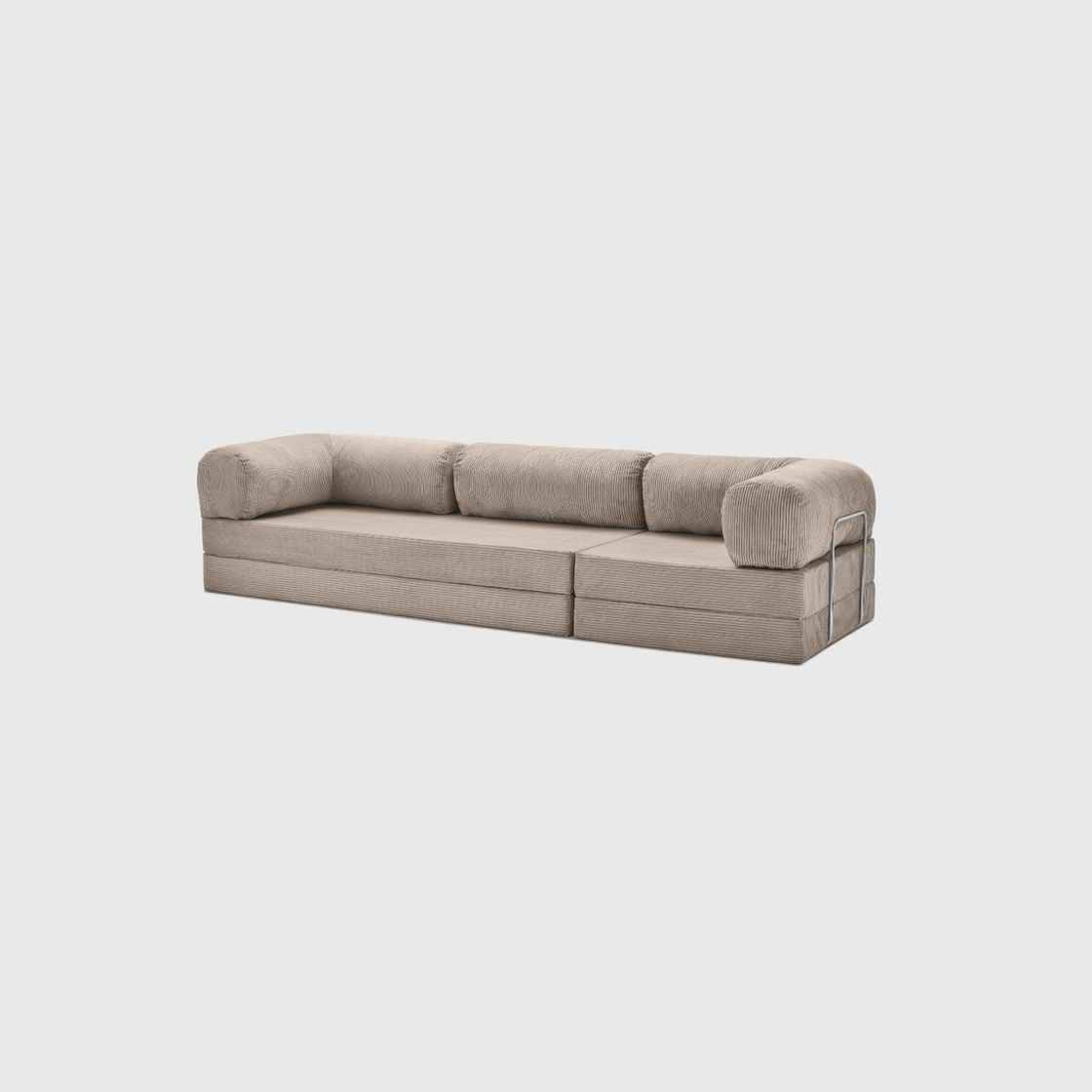 Canapé Modulable Grande Taille Velours Côtelé - POMAQ XL