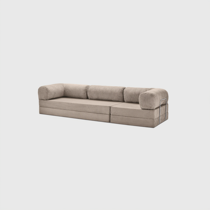 Canapé Modulable Grande Taille Velours Côtelé - POMAQ XL